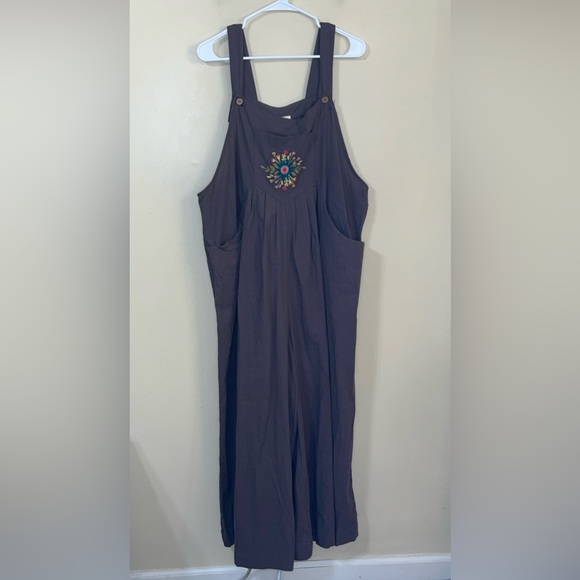 NWT Natural Life Carrington Jumpsuit women's XL mushroom - Picture 2 of 5